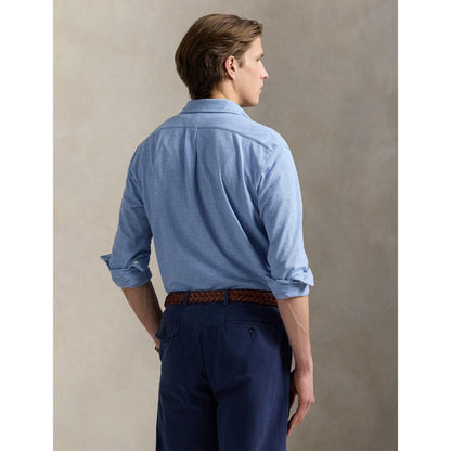 Slim Fit Button-Down Plain Shirt