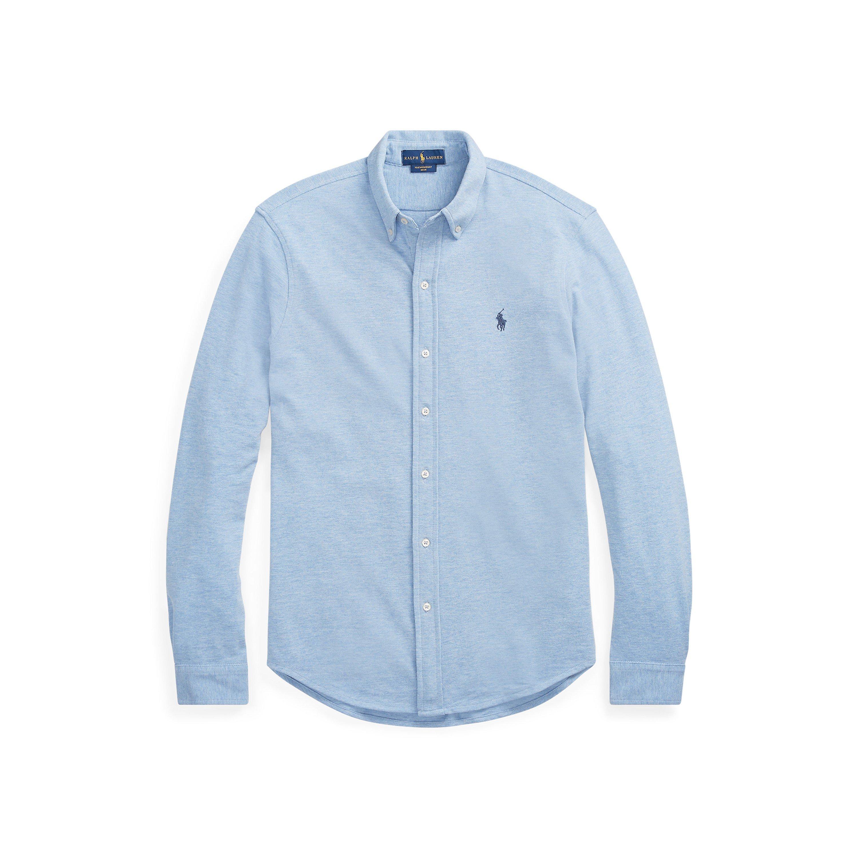 Slim Fit Button-Down Plain Shirt