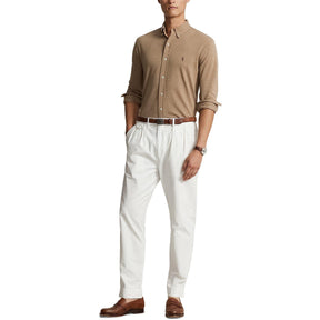 Men's Slim Fit Button-Down Plain Shirt
