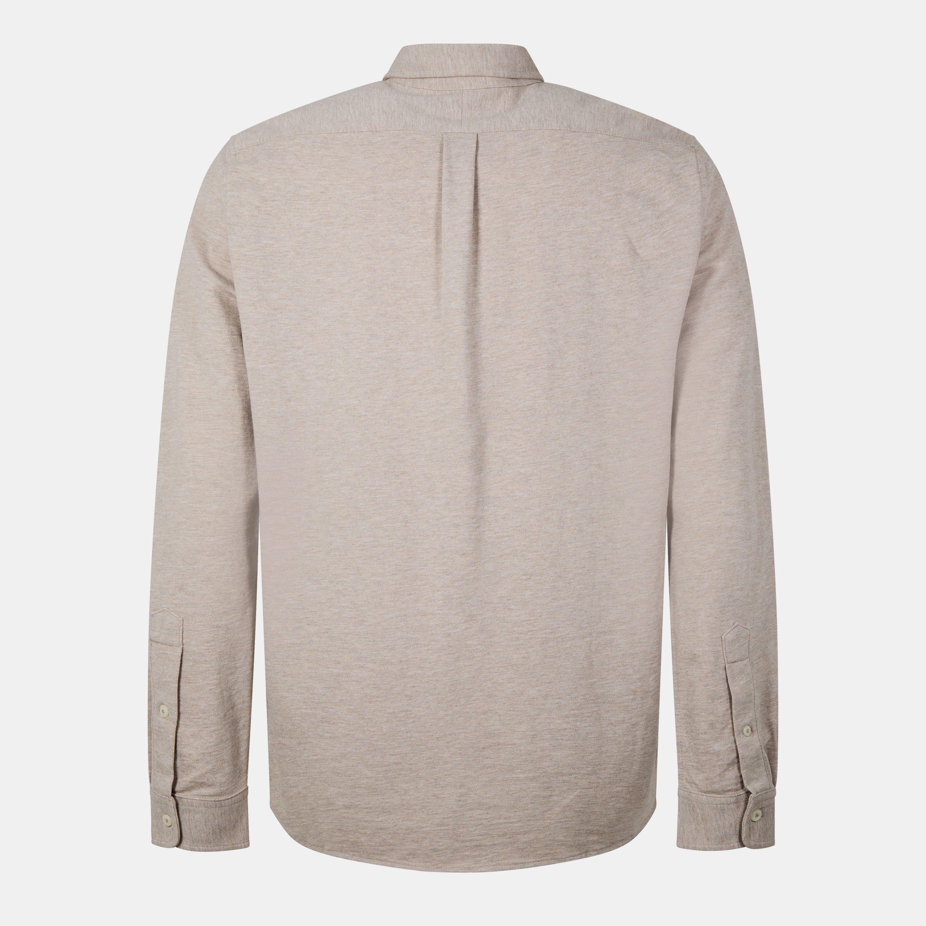 Slim Fit Button-Down Plain Shirt