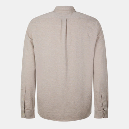 Slim Fit Button-Down Plain Shirt