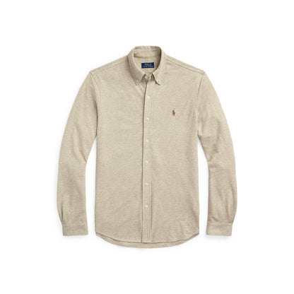 Slim Fit Button-Down Plain Shirt