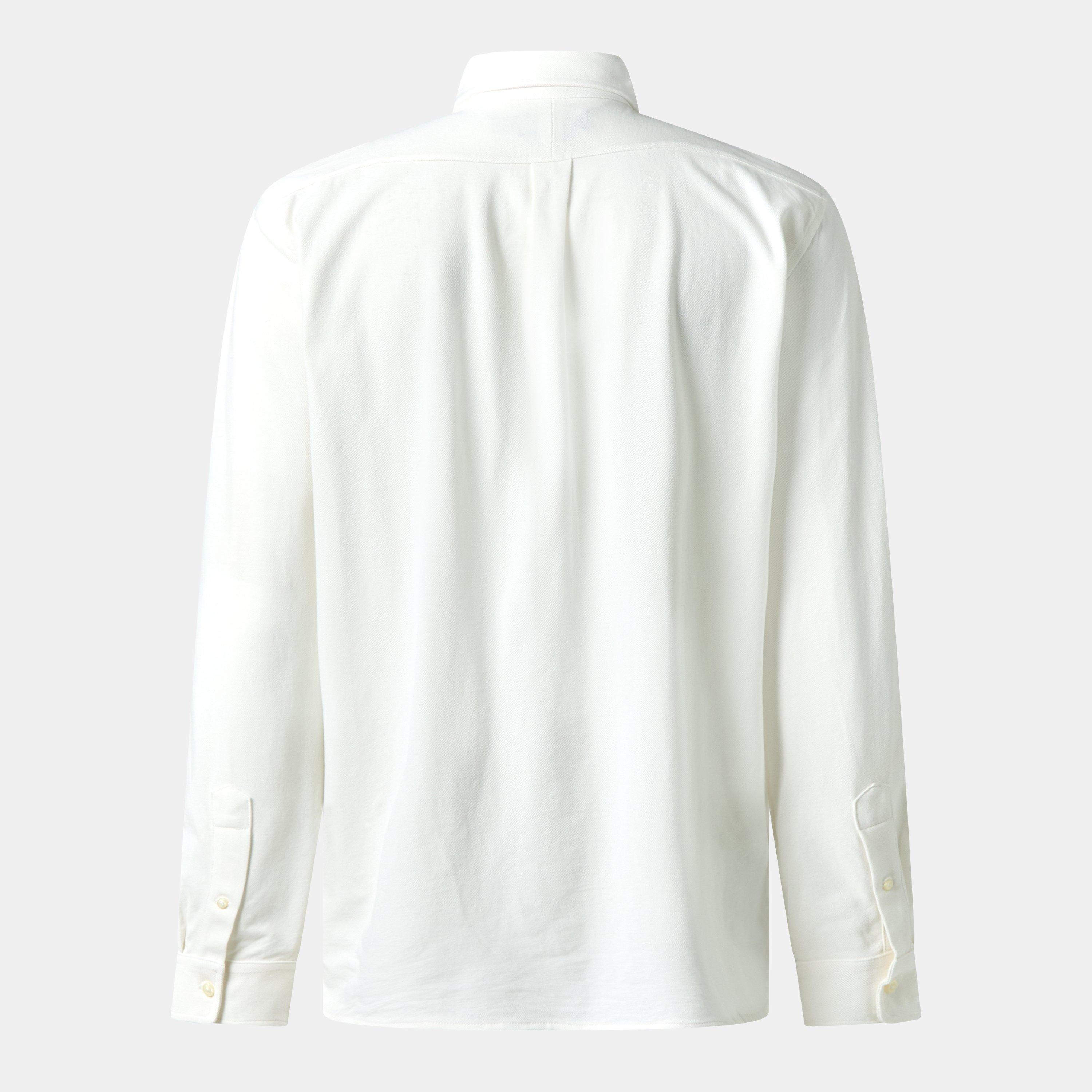 Slim Fit Button-Down Plain Shirt