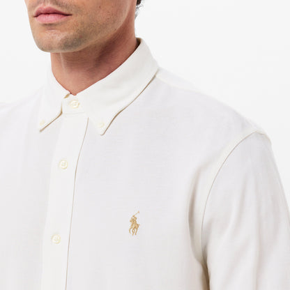 Men's Slim Fit Button-Down Plain Shirt