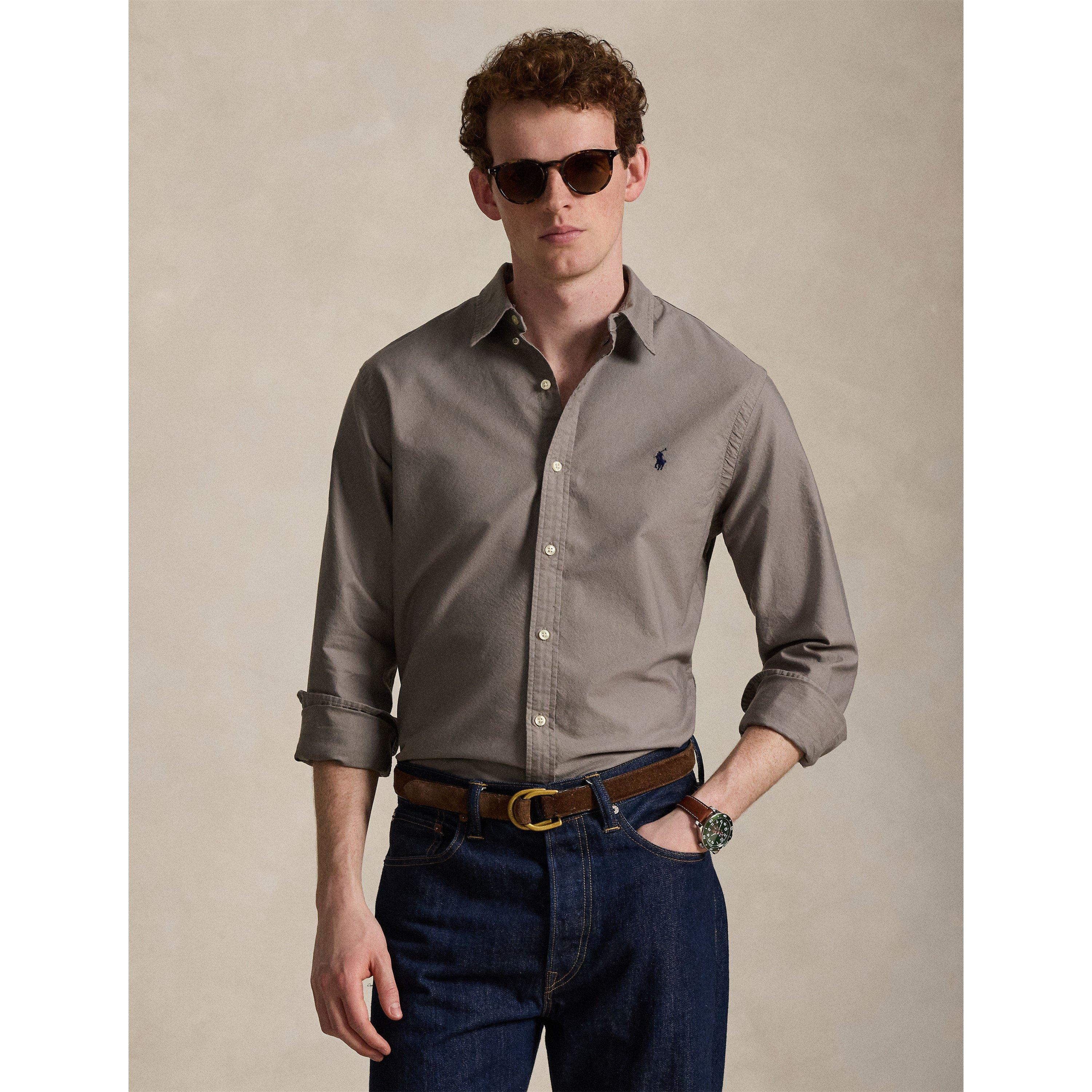 Slim Fit Oxford Long Sleeve Shirt