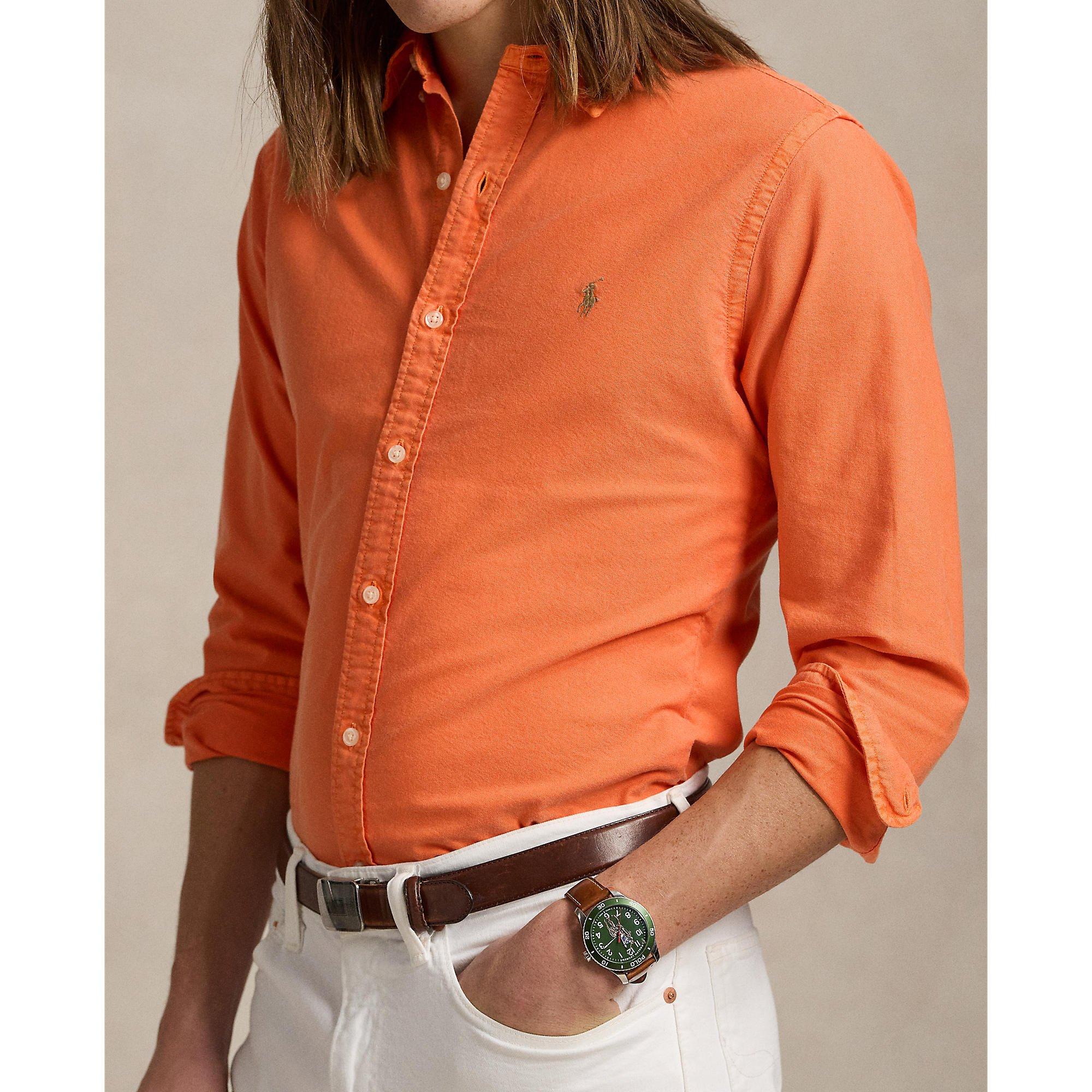 Slim Fit Oxford Long Sleeve Shirt