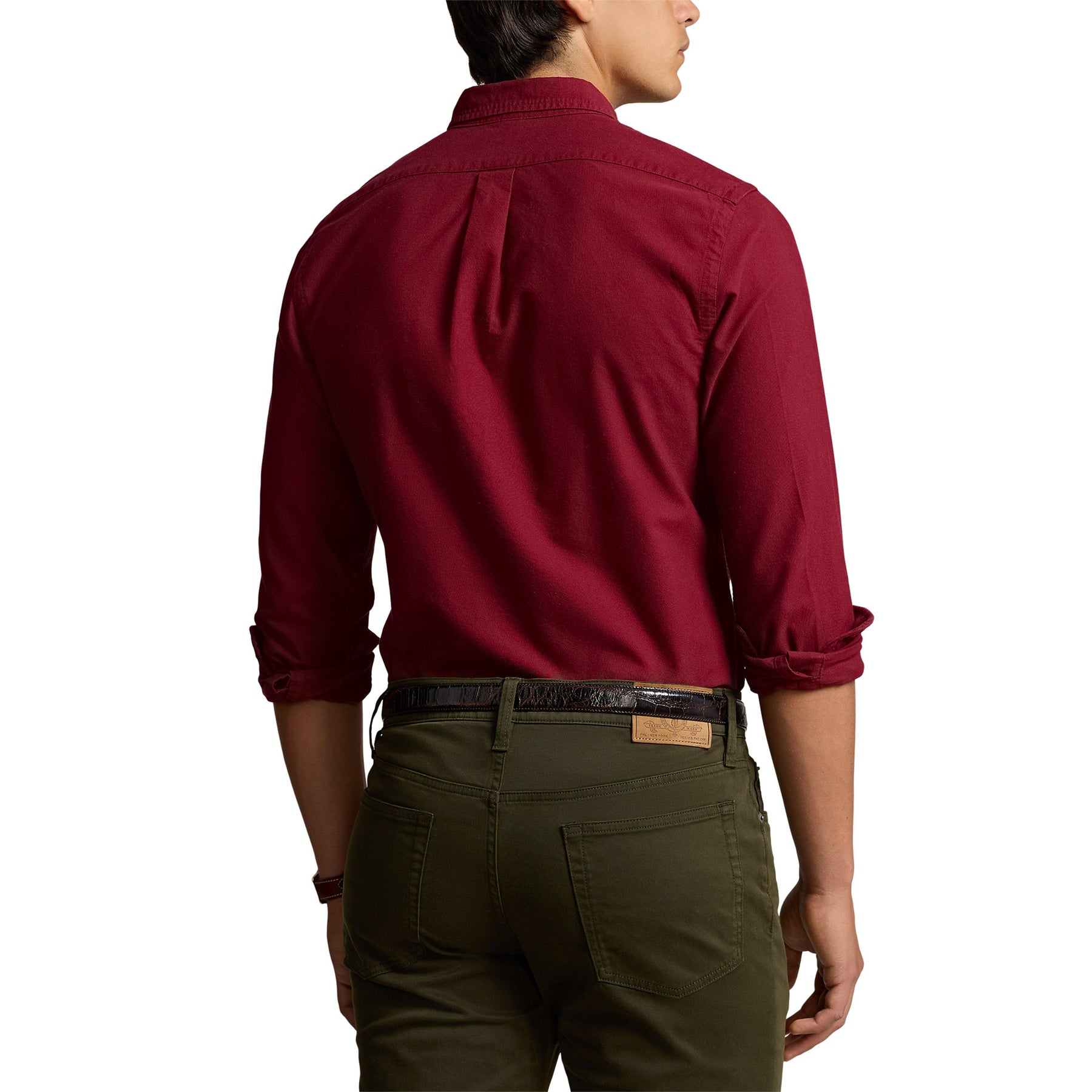 Men's Slim Fit Oxford Long Sleeve Shirt