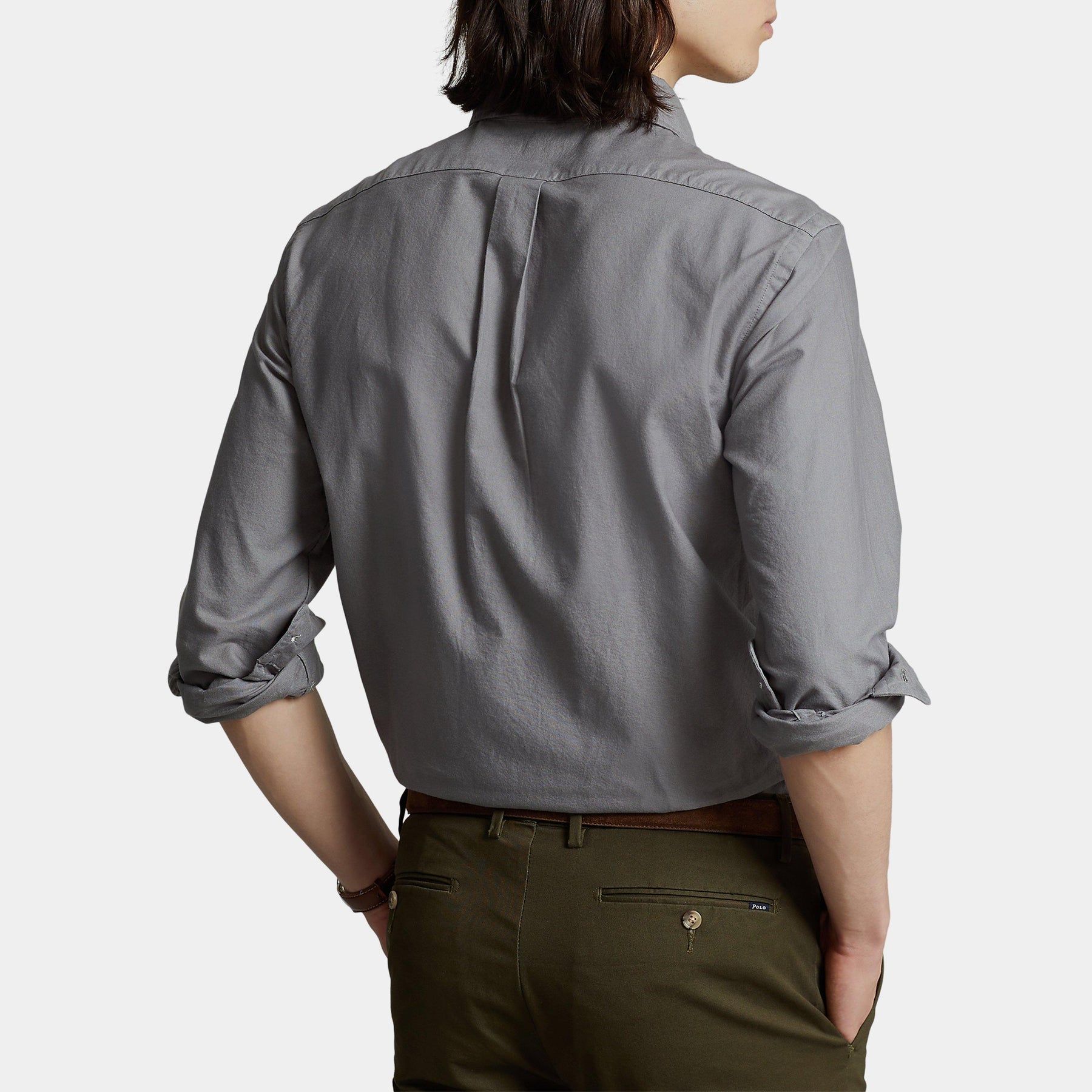 Men's Slim Fit Oxford Long Sleeve Shirt