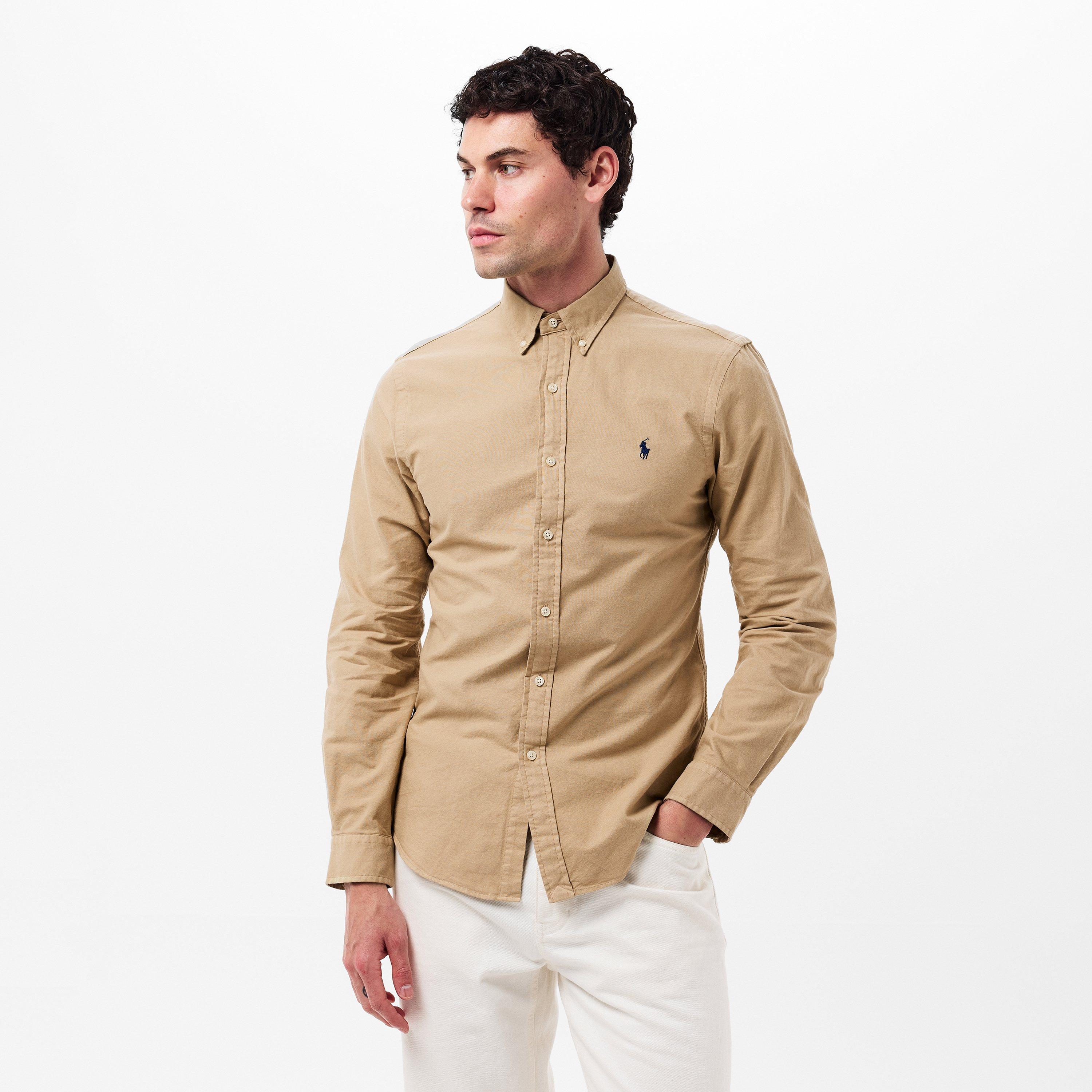 Men's Slim Fit Oxford Long Sleeve Shirt