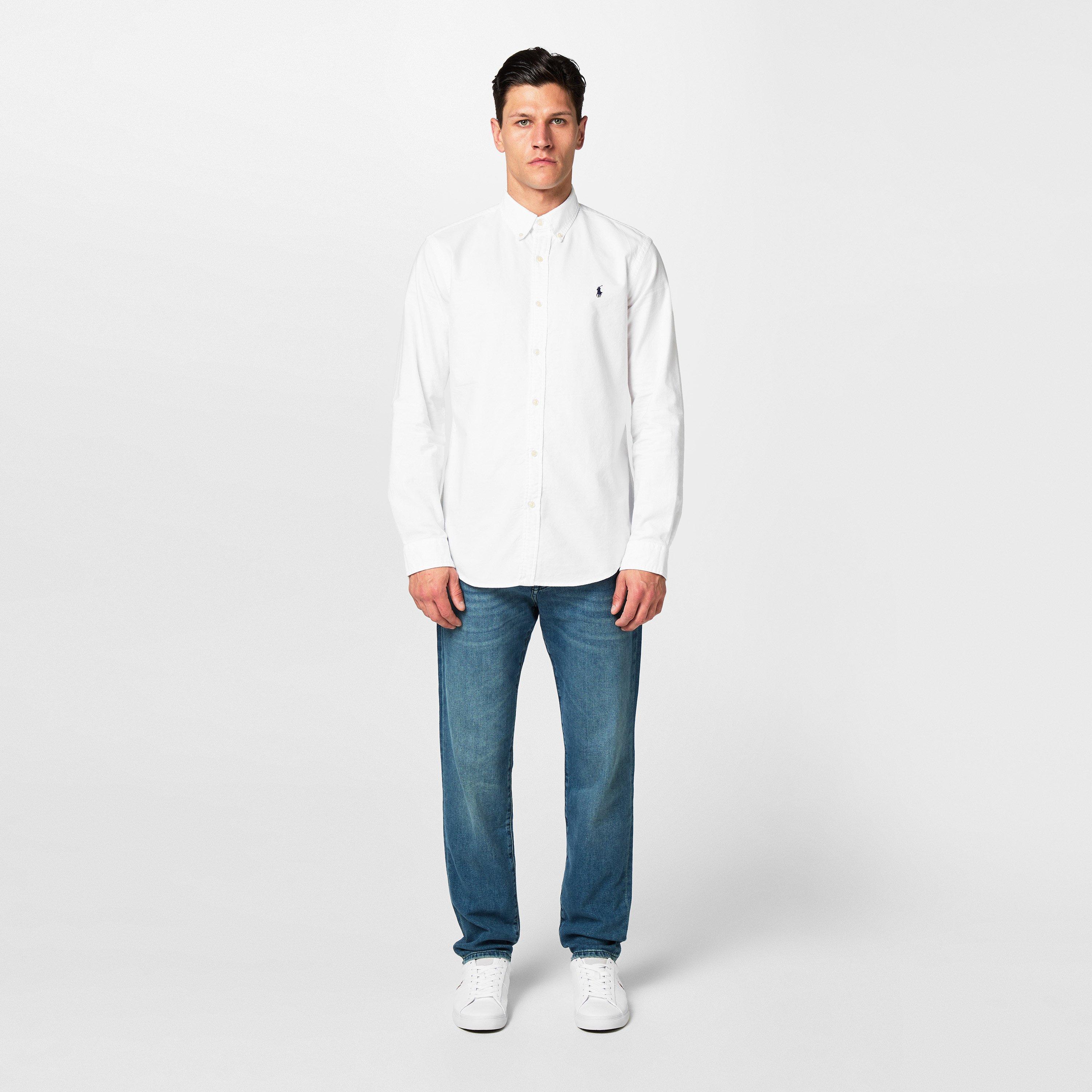Men's Slim Fit Oxford Long Sleeve Shirt