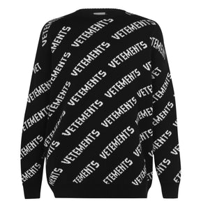 All Over Logo Crew Neck Jumper