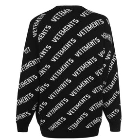All Over Logo Crew Neck Jumper