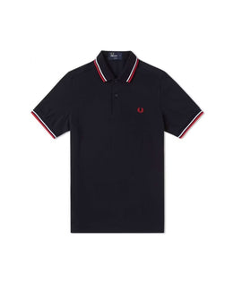 Fred Perry Slim Fit Twin Tipped Polo