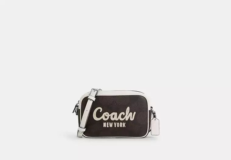 Coach Mini Jamie Camera Bag In Signature Canvas With Coach Print - Bags | Shop From The Mirage