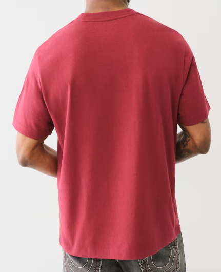 CROSS STITCH ARCHED LOGO TEE