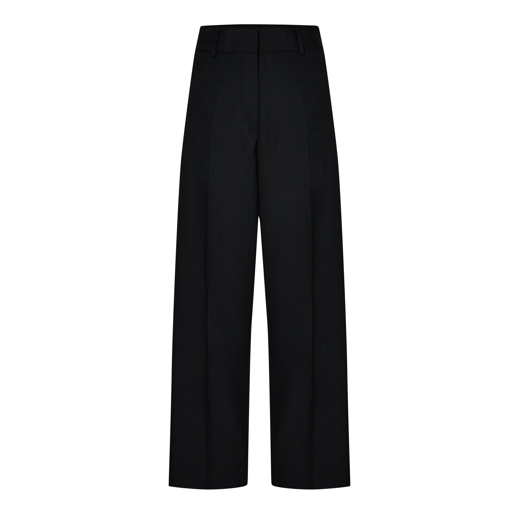 Knit-Tape Straight Trousers