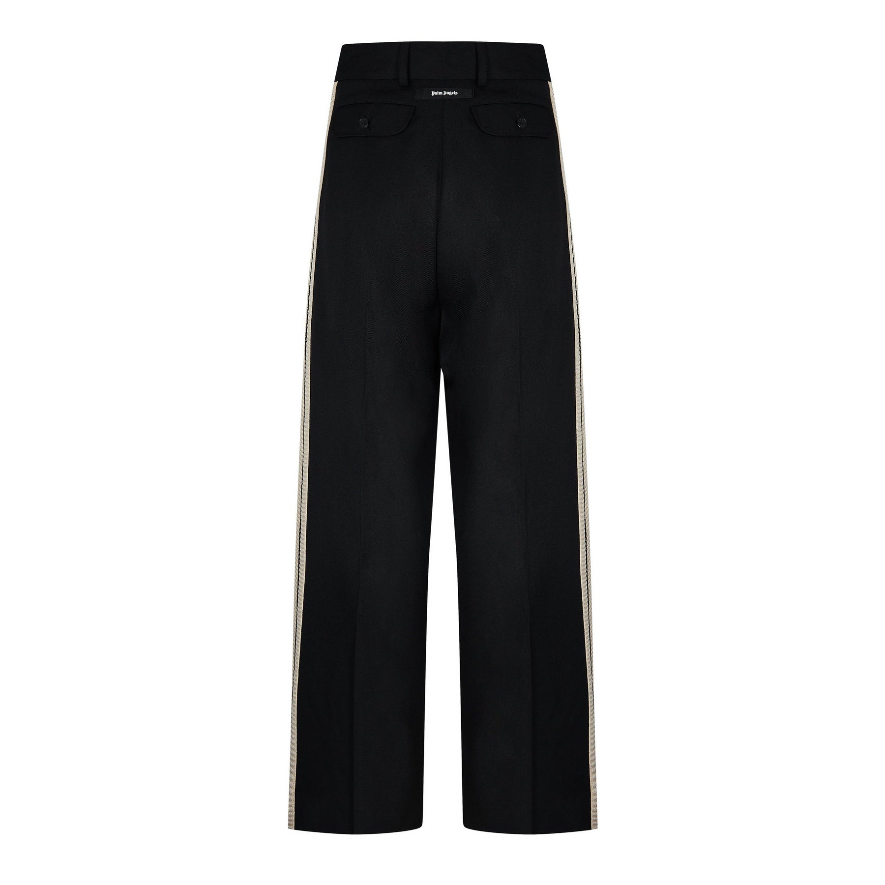 Knit-Tape Straight Trousers