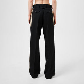 Knit-Tape Straight Trousers