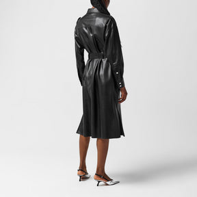 Women's Delaxa Dress, Synthetic-Coated Faux Leather