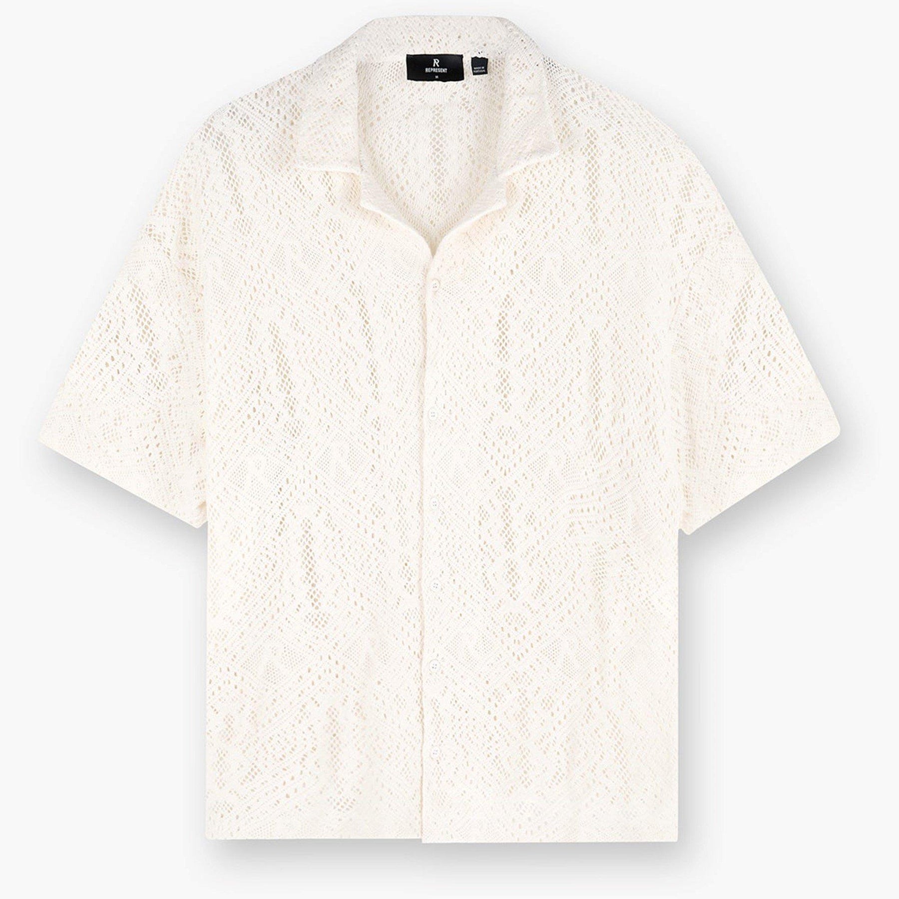 Men's Rep All-over Crochet Shirt