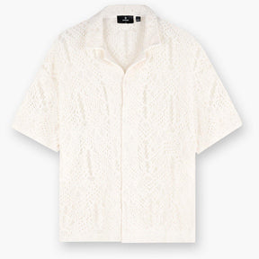 Men's Rep All-over Crochet Shirt