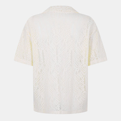 All Over Crochet Shirt