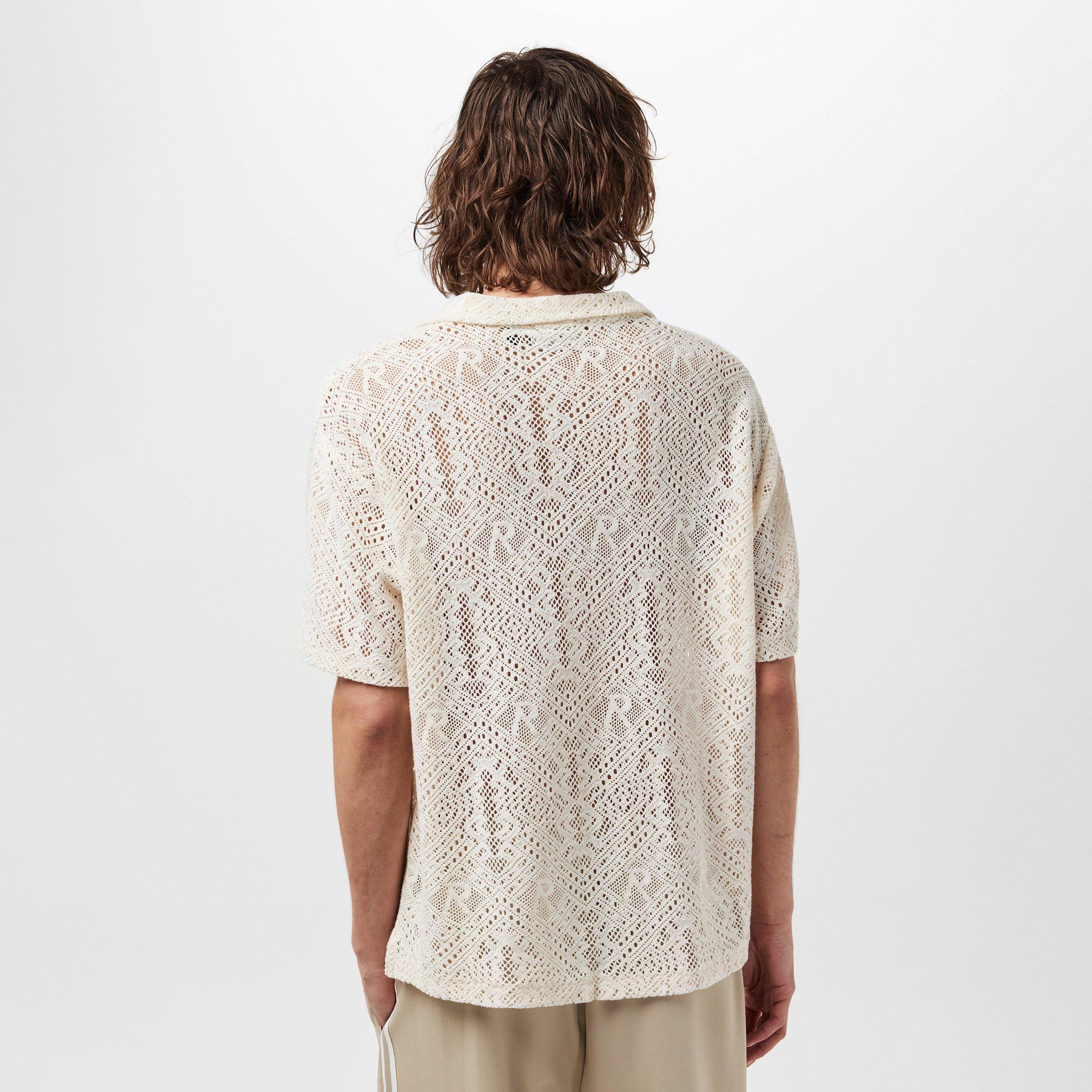 Men's Rep All-over Crochet Shirt