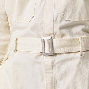 Belted Twill Jumpsuit
