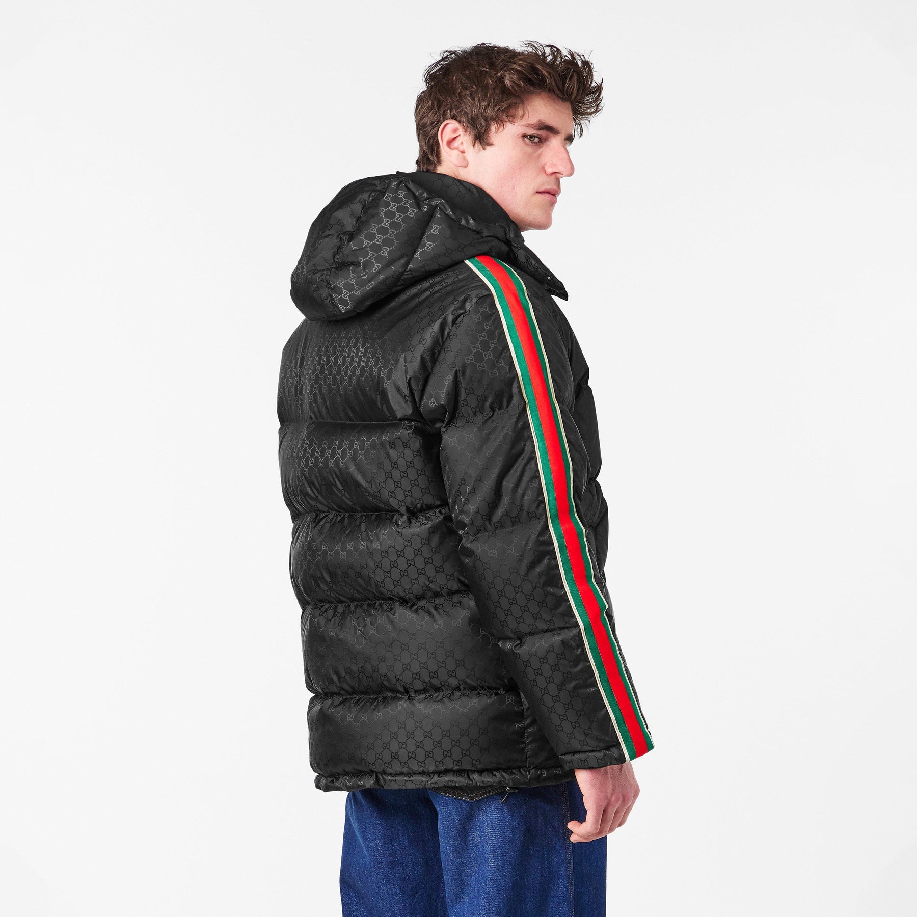 GG Nylon Jacquard Web Jacket