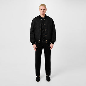 Baroque Quilted Bomber Jacket