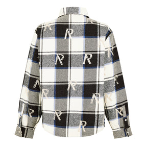 All Over Initial Flannel Shirt