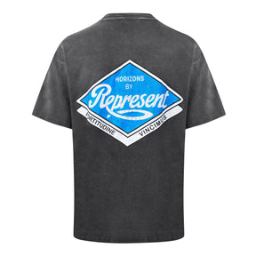 Men's Classic Parts T-Shirt, Cracked Horizons Graphic