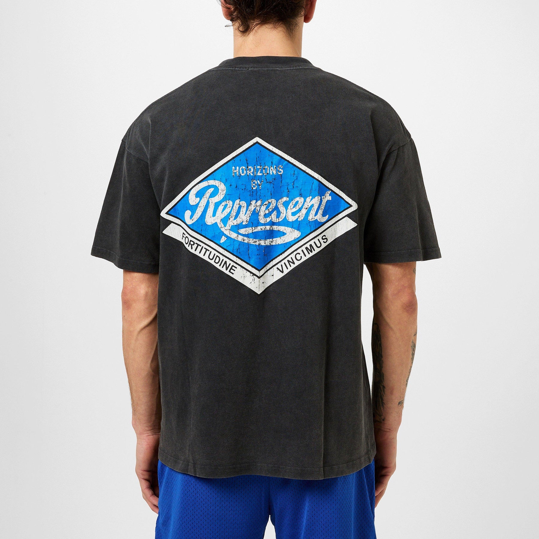 Men's Classic Parts T-Shirt, Cracked Horizons Graphic