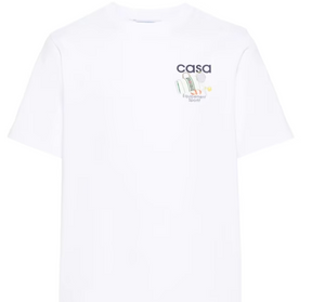 Casablanca Orbite Autour De L&#39;Orange T-Shirt