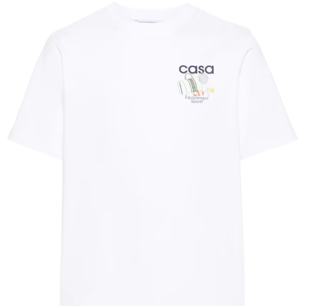 Casablanca Orbite Autour De L&#39;Orange T-Shirt