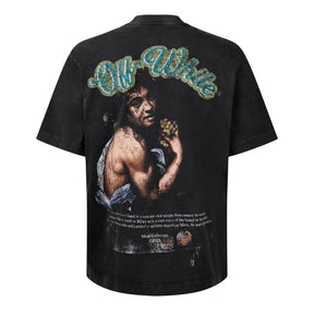 Men's Bacchus Skate Tee, Distressed T-Shirt