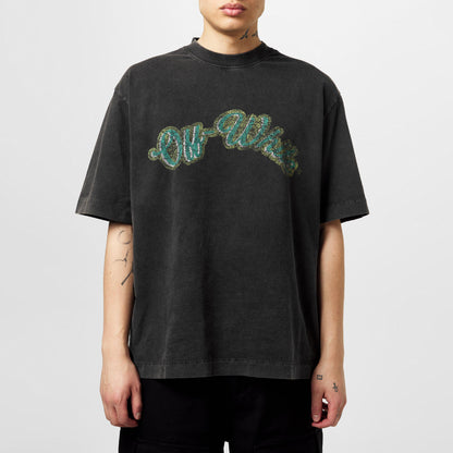 Bacchus Skate Prefaded Distressed T-Shirt