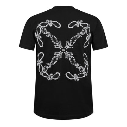 Bandanna Skate Cotton Crew Neck T-Shirt