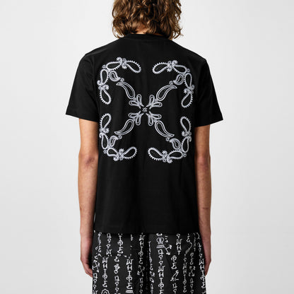Bandanna Skate Cotton Crew Neck T-Shirt