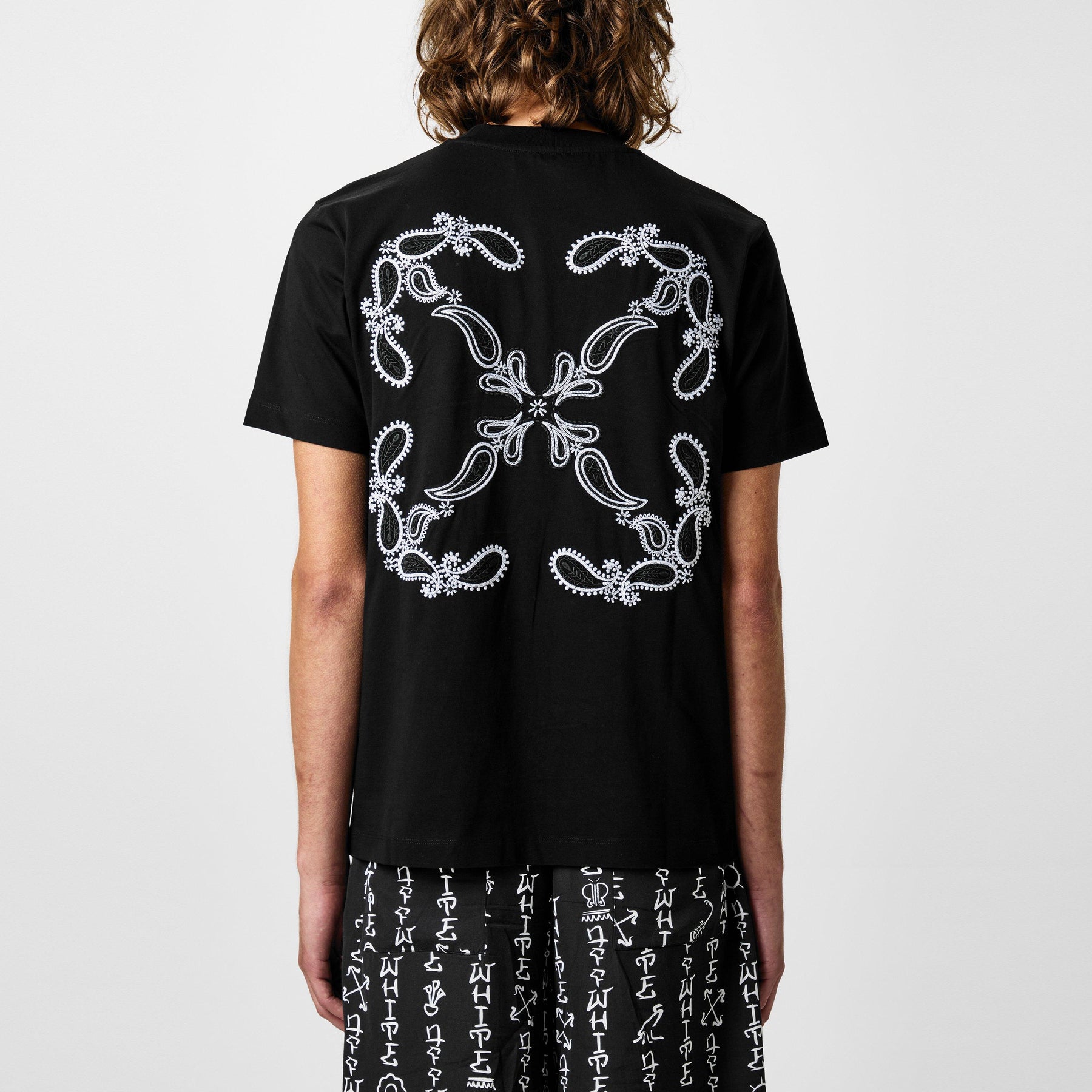 Men's Bandanna Skate T-Shirt, Arrow Logo
