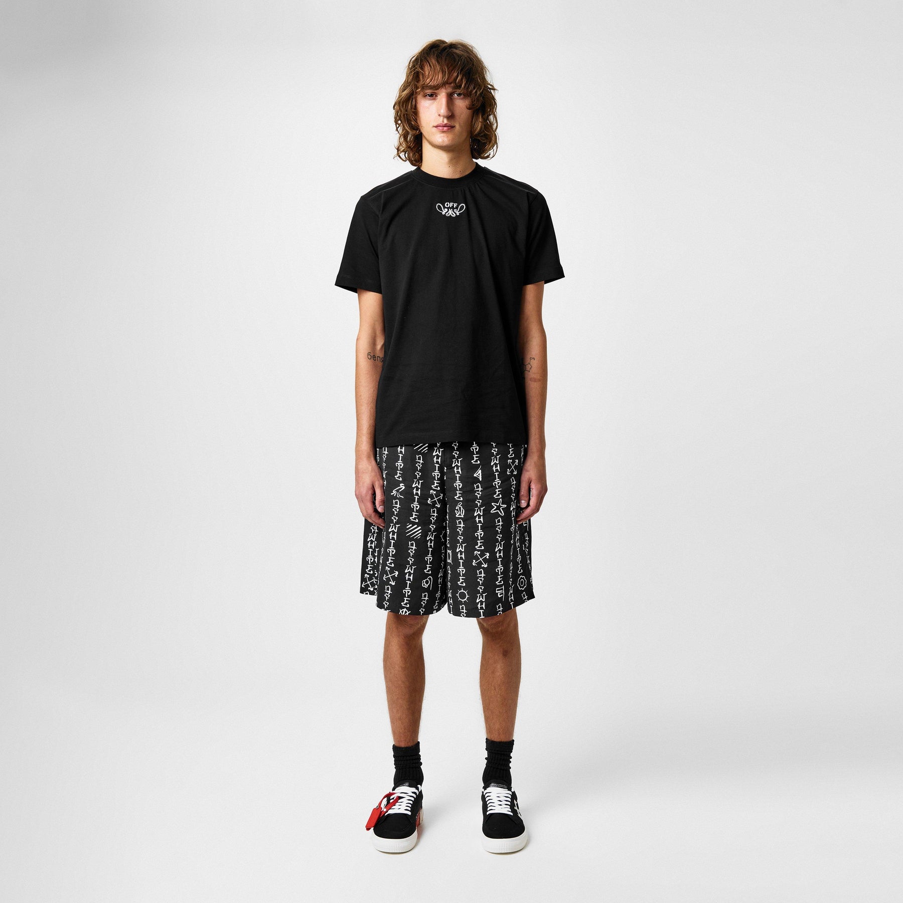 Men's Bandanna Skate T-Shirt, Arrow Logo