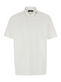 Versace White Polo Shirt with Medusa Detail on the Collar in Cotton Man