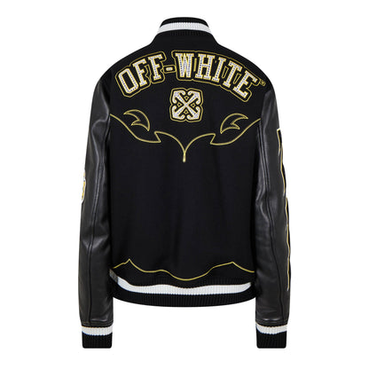 Thunder Two-Tone Snap Button Varsity Jacket