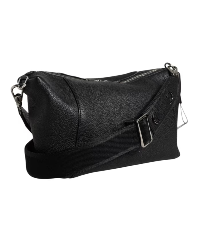 Leather Logo Plaque Crossbody Bag