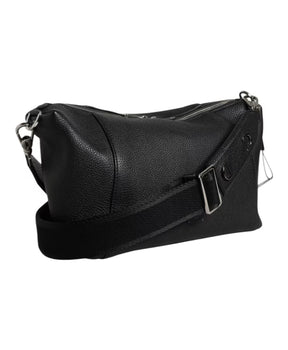 Leather Logo Plaque Crossbody Bag