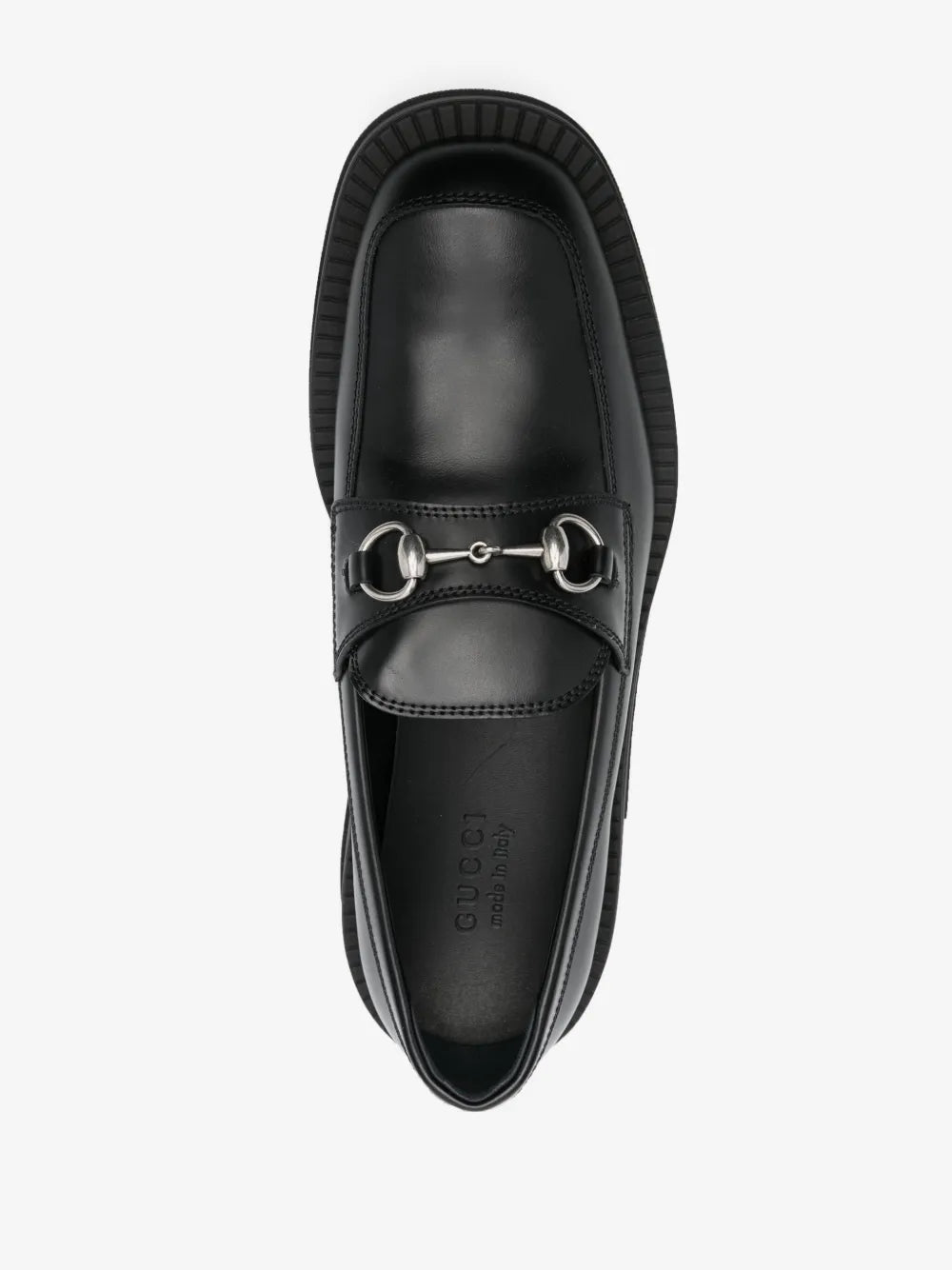 Gucci Horsebit square-toe loafers