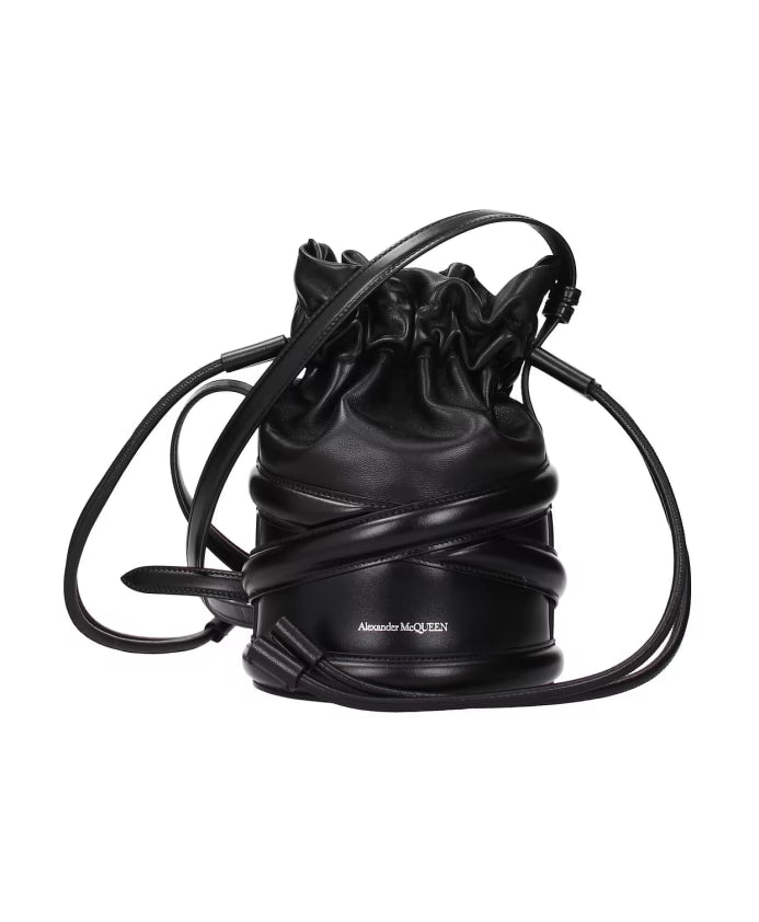 Black Leather Crossbody Bag