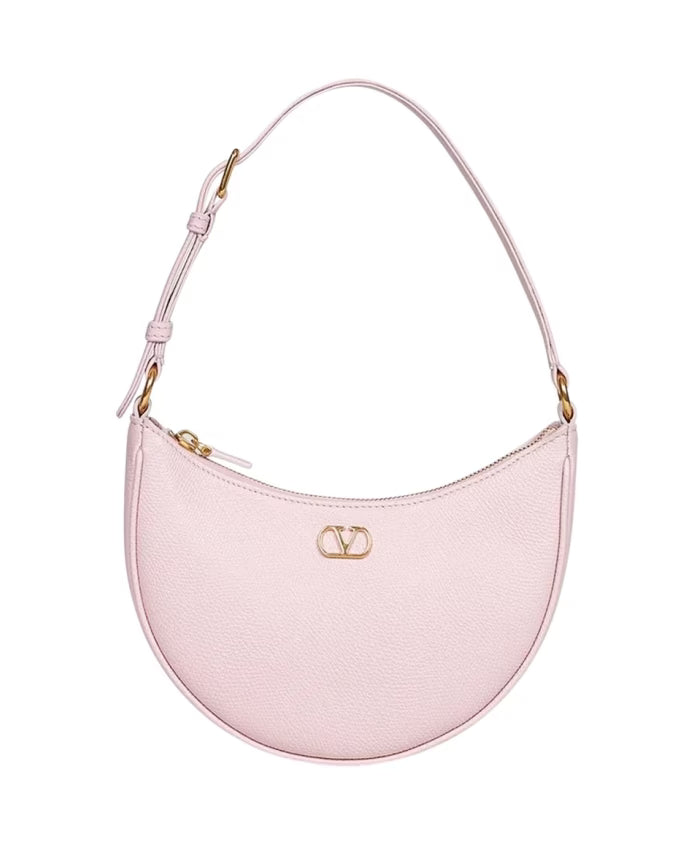 Pink Shoulder Bag Mini Hobo Style