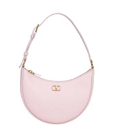 Pink Shoulder Bag Mini Hobo Style