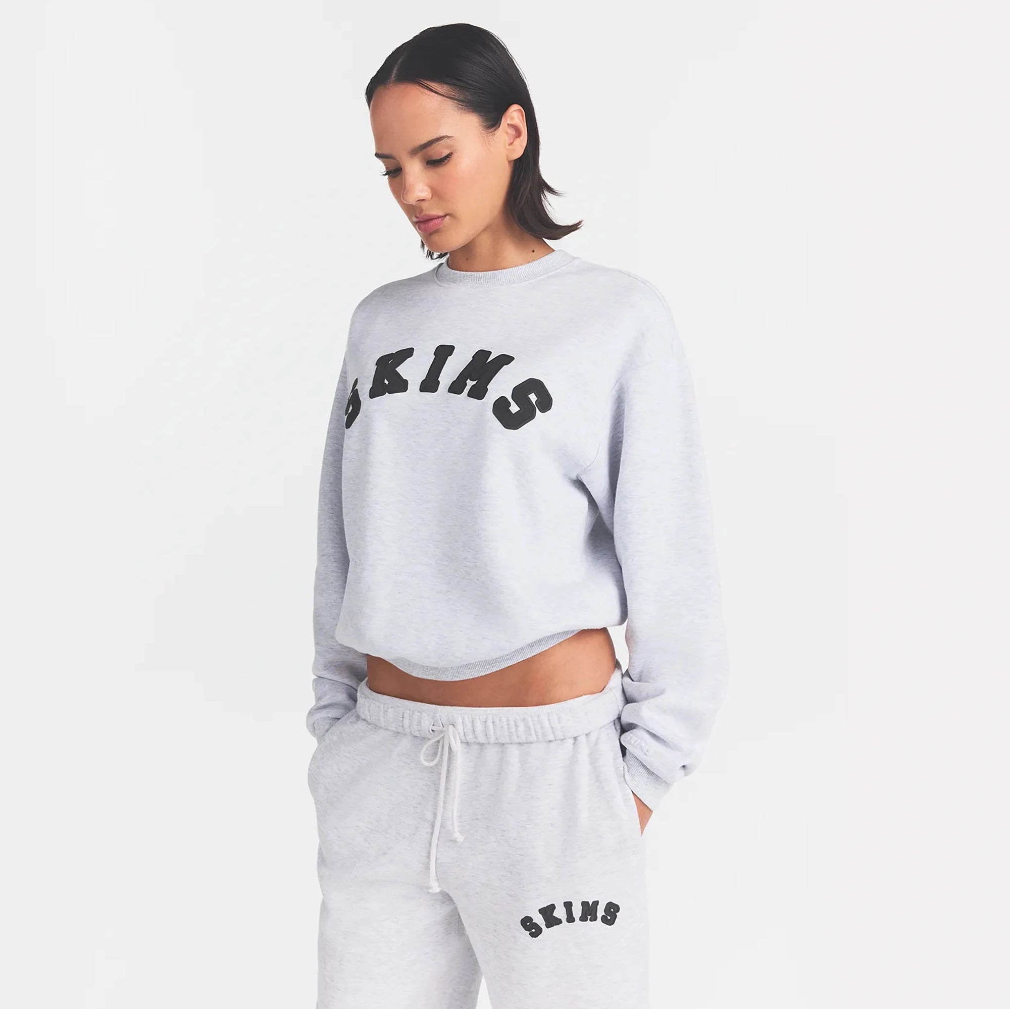 Cotton Fleece Logo Classic Crewneck